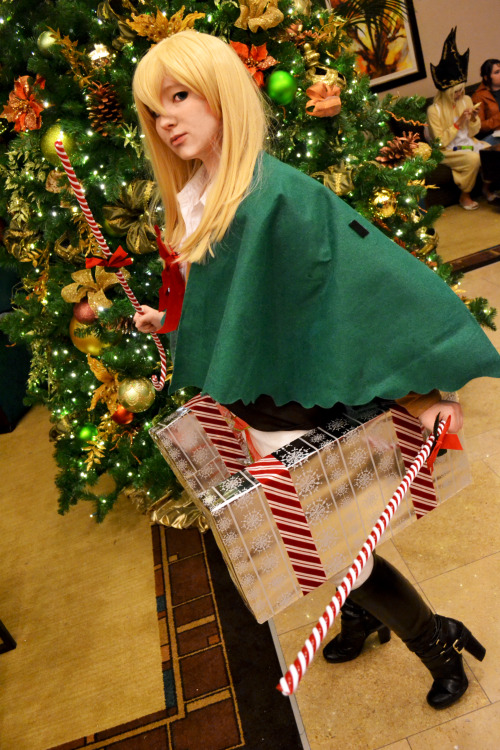 voyeuristicdarlings: Christa Renz|Historia Reiss Shingeki no Christmas Holiday Matsuri 2013 Super