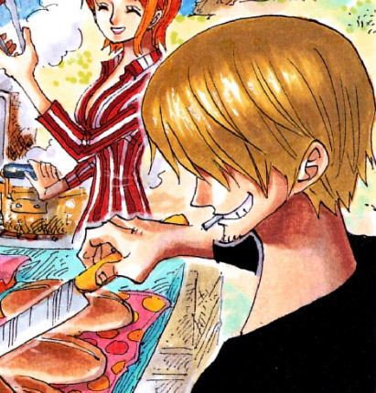 mashail-abdullah:  yuushishio:  cavenbishie:  Why is it that Sanji is always the cutest in the color spreads. Like seriously.What a little shit.  Because  there  is  a  brightest  lovely  warm  smile  on  that  squishy  cheek  melting  your  heart   My