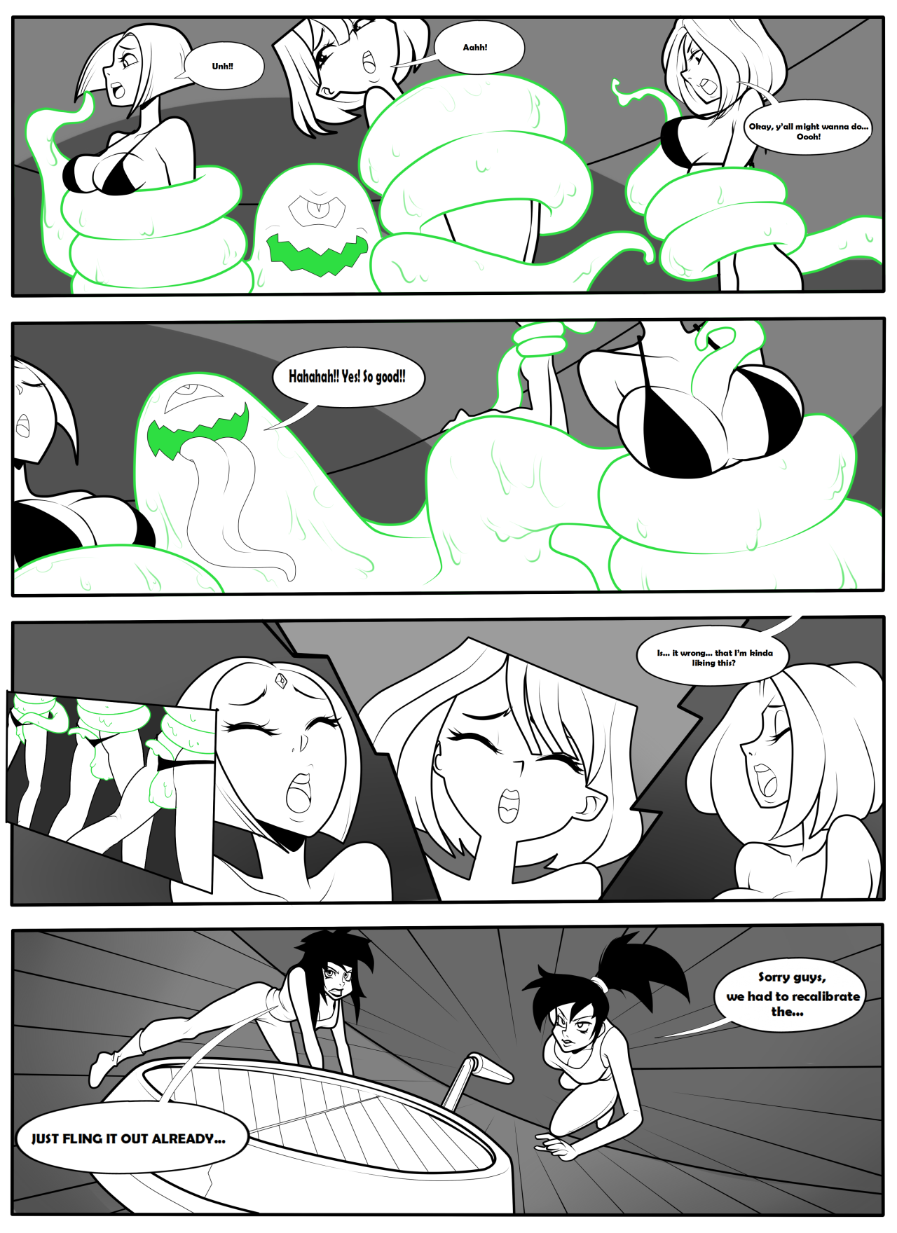 Camp W.O.O.D.Y.: SLIMED!! page 8-9  COMMISSIONED ARTWORK done by: Rodjim/Mr.RojimaConcept,