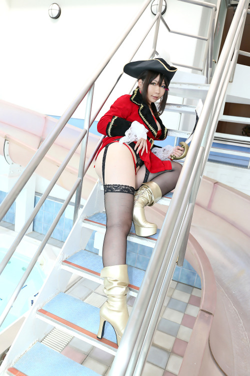Cute Cosplay Girl Higurashi Rin (Pirate Girl) 1-2