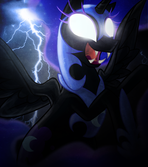 theponyartcollection:  THE NIGHT MARE by ~KeShapanther