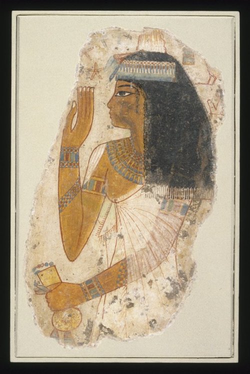 Painting of Lady Tjepu One of the most remarkable paintings to survive from ancient Egypt, this depi