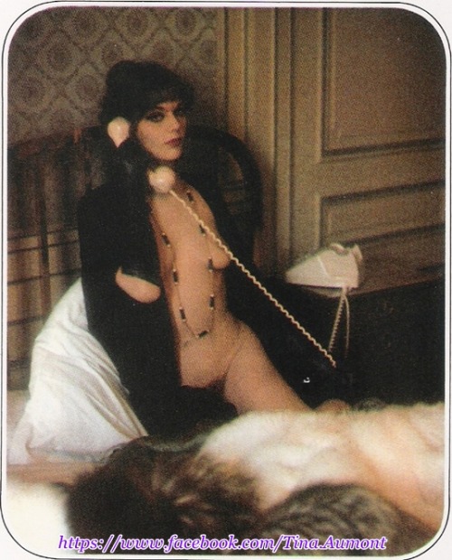 tina-aumont:  Tina Aumont pictured by Richard Fegley for Playboy Italia (July 1984).Scans by Little Queenies. Please don’t repost them and don’t crop them, thank you very much!!