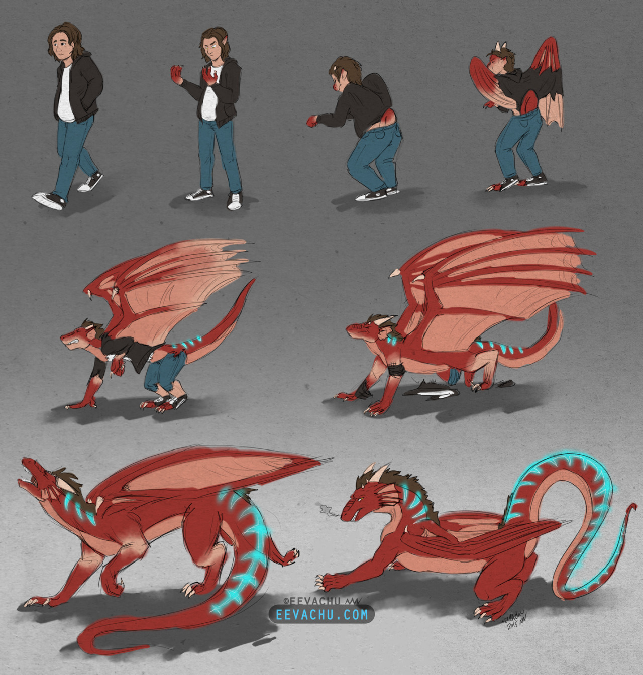 Dragon Transformation Sequences