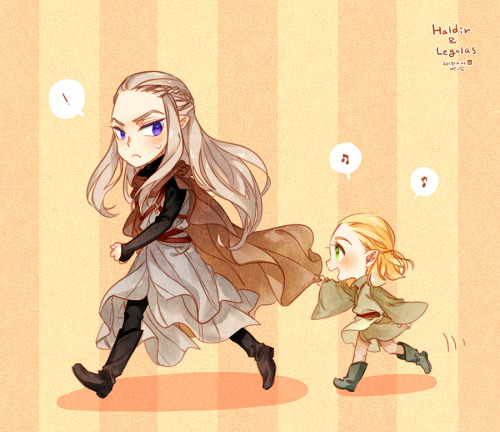 haldir & legolas