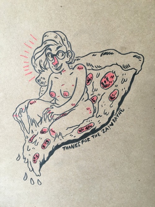 Drawing for a new friend who bought me a pizza