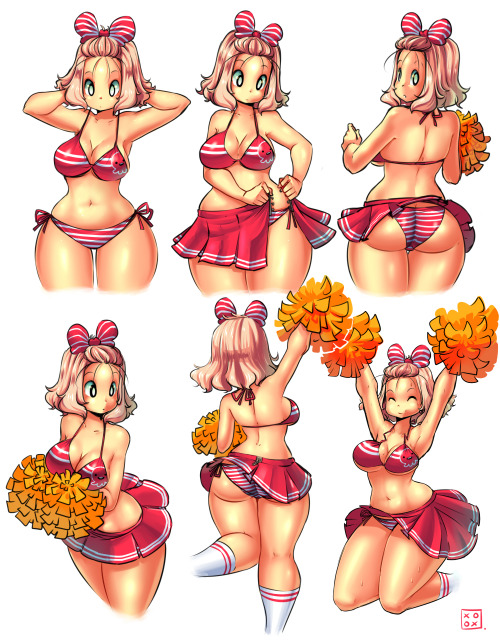 kenron-toqueen:  Thank you all for watching the channel! Here is the result! Yavi Cheerleader wearing a suit! I hope you like it! x u o)9Yavi Oc by Kenron Toqueen.My DeviantArt | Patreon| Instagram | Picarto Channel | commission info   < |D’‘‘‘