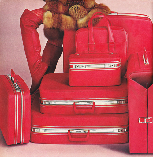 justseventeen:December 1967. ‘Luggage for the fashion individualist.’