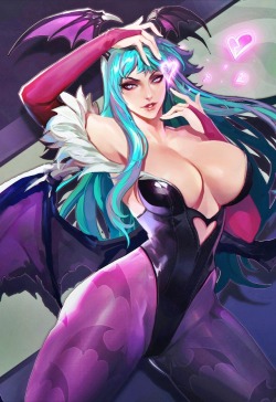 aconcernedbystander:  Morrigan, by Dead ManOriginal link: https://www.artstation.com/artwork/0lqoySee more of this artist: https://www.artstation.com/deadman