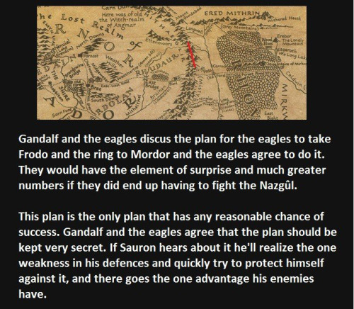 hoganddice: scorpysue: valarauka: isildur-elessar: Oh shit… The eagles are not a plot hole. T