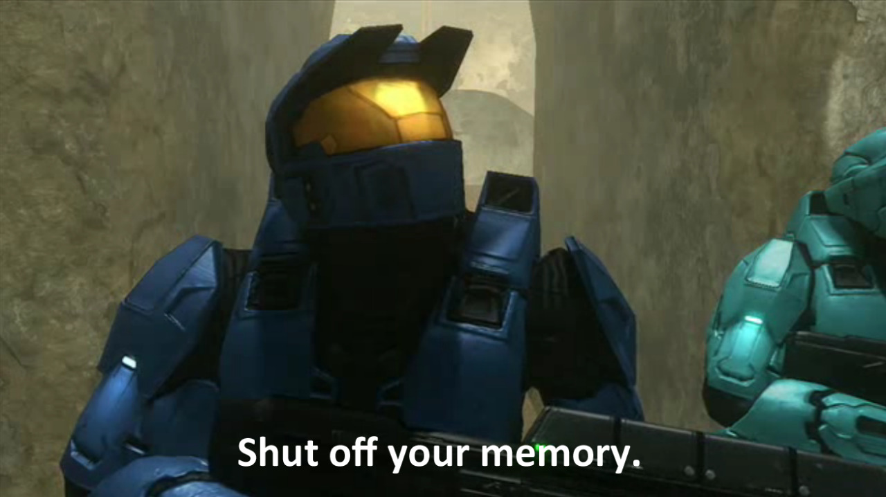 agentlooziana:the most incredible scene in all of red vs blue tbh