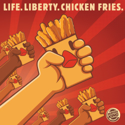 tombstone-actual:  burgerking:  You asked. We answered. #ChickenFriesAreBack   FUCKING FINALLY!!!!