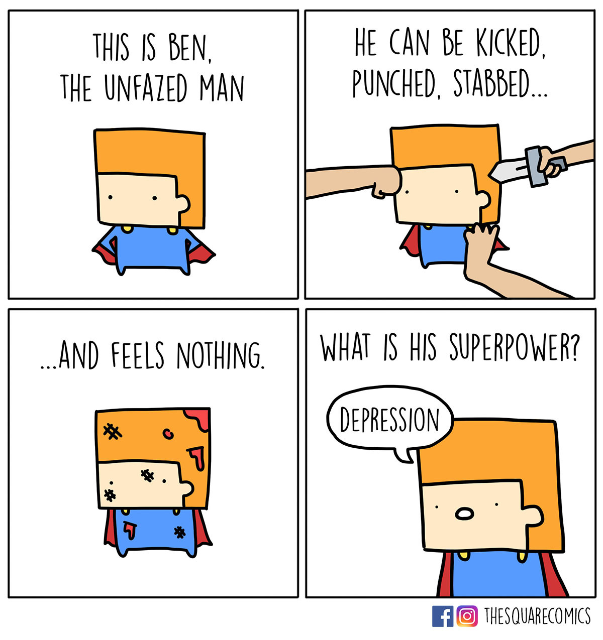thesquarecomics:  SuperheroLink: Instagram, Facebook 