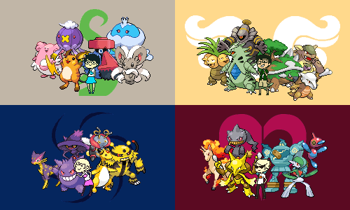 mmaaxxoo:  GYM LEADER TIER : FULL SET(awesome troll/kid/cherub sprites courtesy of Feastings, all po
