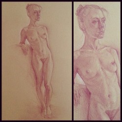 13 hour pose, drawn by Della D 💗