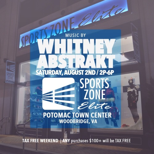 SATURDAY 8/2-
I’ll be at Sports Zone Elite in Potomac Town Center, Woodbridge VA from 2pm-6pm | S/O to @spzn #SPZNDJs