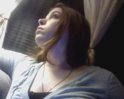 kissablekuties: I was fixing the lamp and didn’t realize my webcam was on… Ummm…accidental selfie? I