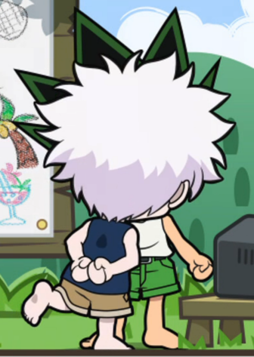 WAIT ONE MORE POST BECAUSE GON AND KILLUA JUST KISSED IN THIS HUNTERPEDIAhow am I not supposed to sh