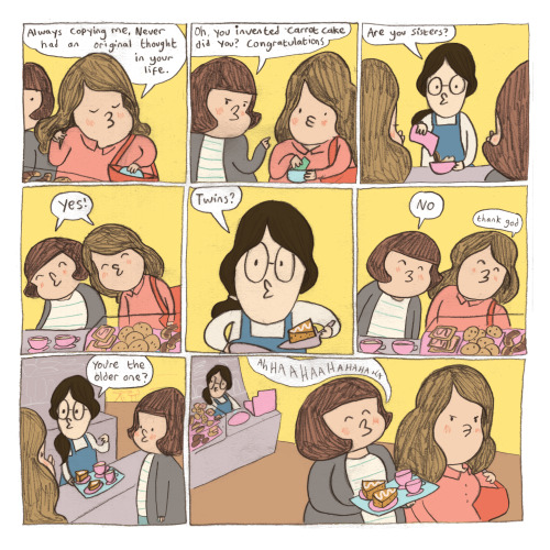 A comic from my book SISTER BFFs 