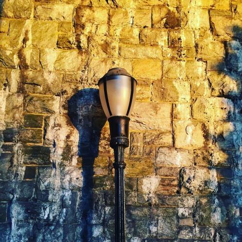 Portrait of a lamppost. That golden hour can make anything look good. #fttryon #washingtonheights #i