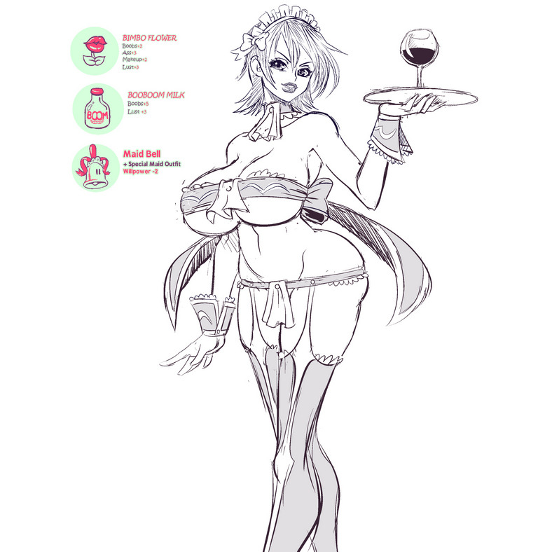 supersatansister:  Bimbo Maid Lelouch (R63)Lelouch (Code Geass) with Bimbo Flower