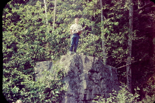 My Uncle Bruce out in the wilderness