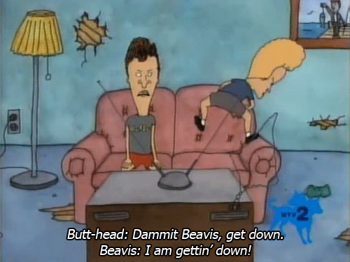 whoisthevillain:  beavis nd butthead watching the vma ^CRYINGGGGGGGGGGGGGGGGGGGGGGGGGGGG 