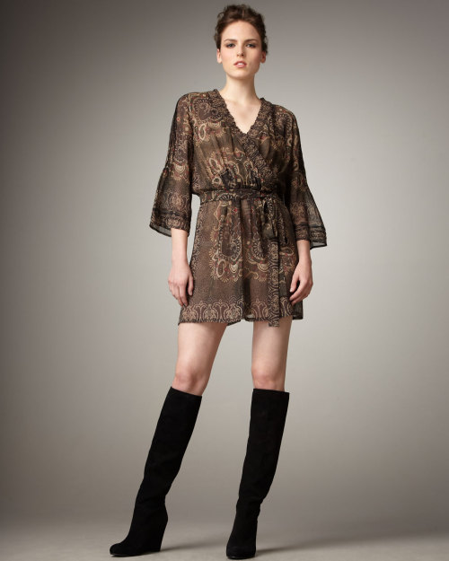 Joie Sarika Paisley-Print Dress for Neiman Marcus 2011