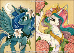 princessluna-the-lonebreaker:  Luna and Celestia.