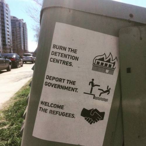 radicalgraff: Anarchist stickers seen in Kingston, Ontario, Canada