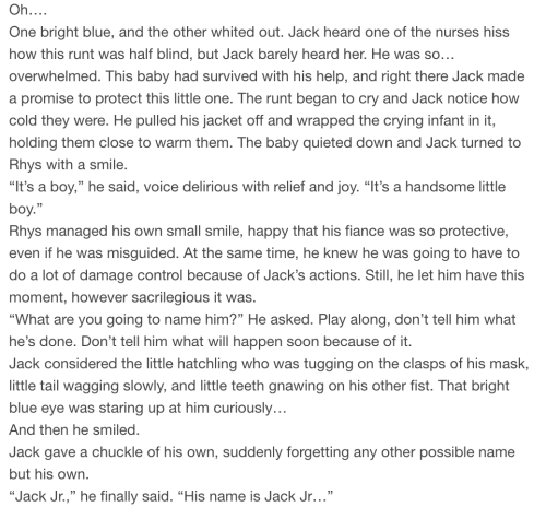 ym523: thethespacecoyote: @unitc223ofstrex wrote me an adorable little fic about Jack saving the ru