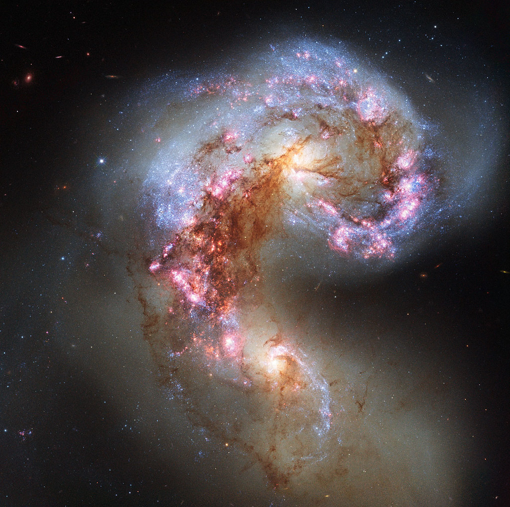 Antennae Galaxies reloaded by europeanspaceagency