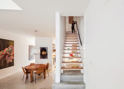 thekhooll:  House Bruce Alexander Tribe Studio Architects “Designed for an artist (Giles Alexander), an environmental scientist (Anna Bruce) and their busy young family, House Bruce Alexander explores the poetic potential of the rawest pragmatism. 