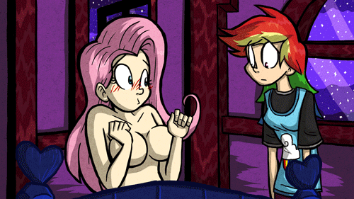 someponysscribbles:  ponyville-after-dark:  scootaloos-dark-diary:  FlutterNude 2