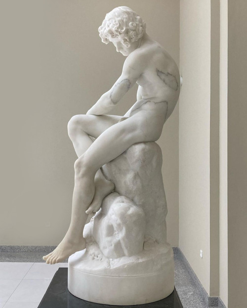 antonio-m:  “The Exile”, 1872 by António Soares dos Reis. Portuguese sculptor. marble