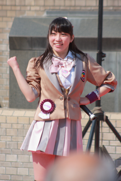 水戸ご当地アイドル(仮)2014.03.16　みとの梅香径・まちなかステージ(水戸駅北口ペデストリアンデッキ)