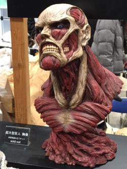 Also seen at Wonder Festival Winter 2015: a very impressive bust of the Colossal Titan by 3ON Workshop! (Source)So good, it&rsquo;s already sold out!
