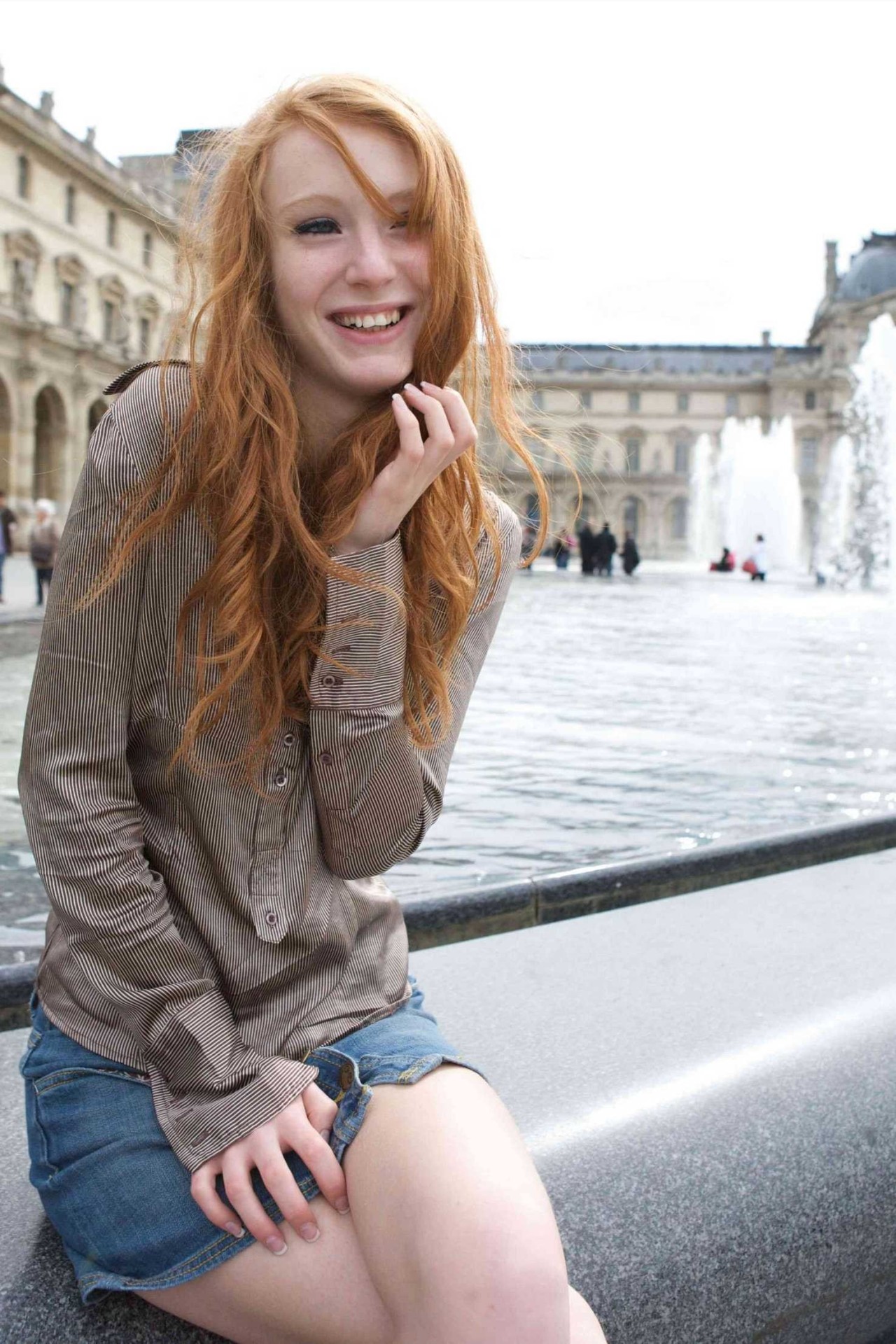 Adelle’s naughty adventure to the Louvre continues in the elevator and outside.
