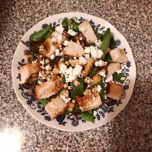 Excuse my ugly countertops, but I’m quite proud of tonight’s dinner. Reading “Salt, Fat, Acid, Heat”