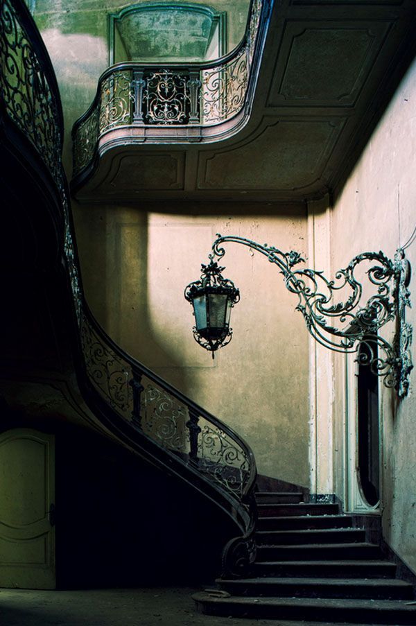 bluepueblo: Lantern Stairway, Provence, France photo via elisabetta 