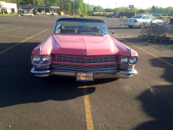 potatoesofdeath:  Saw a pink Cadillac at