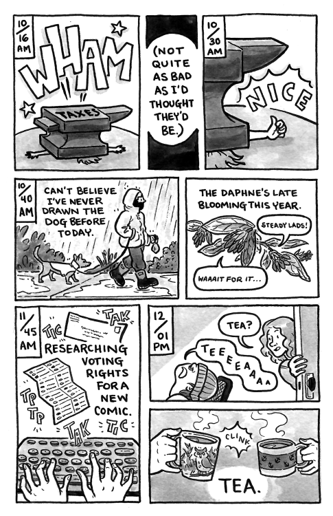 Hourly Comic Day merits a post on the ol’ long-neglected Tumblr, right? I think so! (The Twitter edi