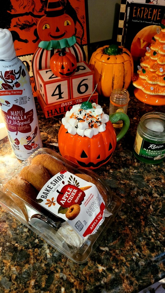 Every Day Can Be Spooky Hot Chocolate Day If You Ignore It's 85F/30C Outside Still...
