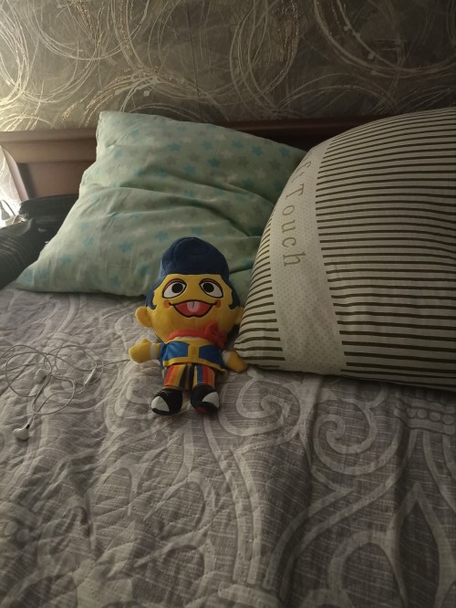 Here He Is, A New Year's Gift, Resting With Me.