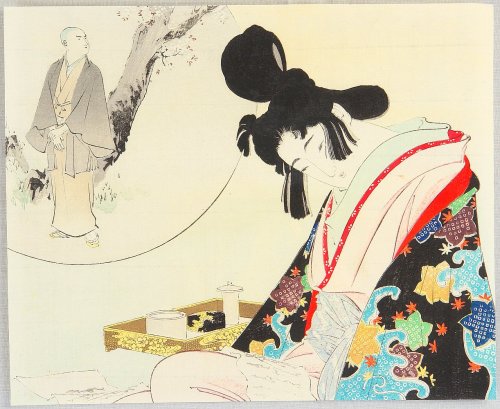 Beauties by Mizuno Toshikata, c. 1900-1910s