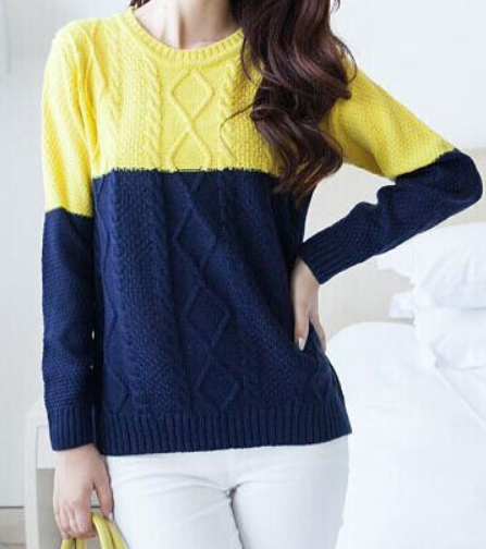 tbdresslove:  long sleeve pullover sweater==&gt; hereDouble Day Sale Up to 80%