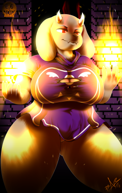 zoidberg656:  Shadow Of Toriel Halloween