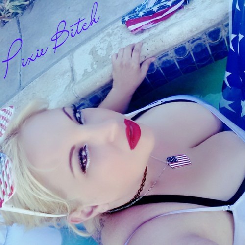 Porn Pics pixie-bitch75:  Red, White & Blue…
