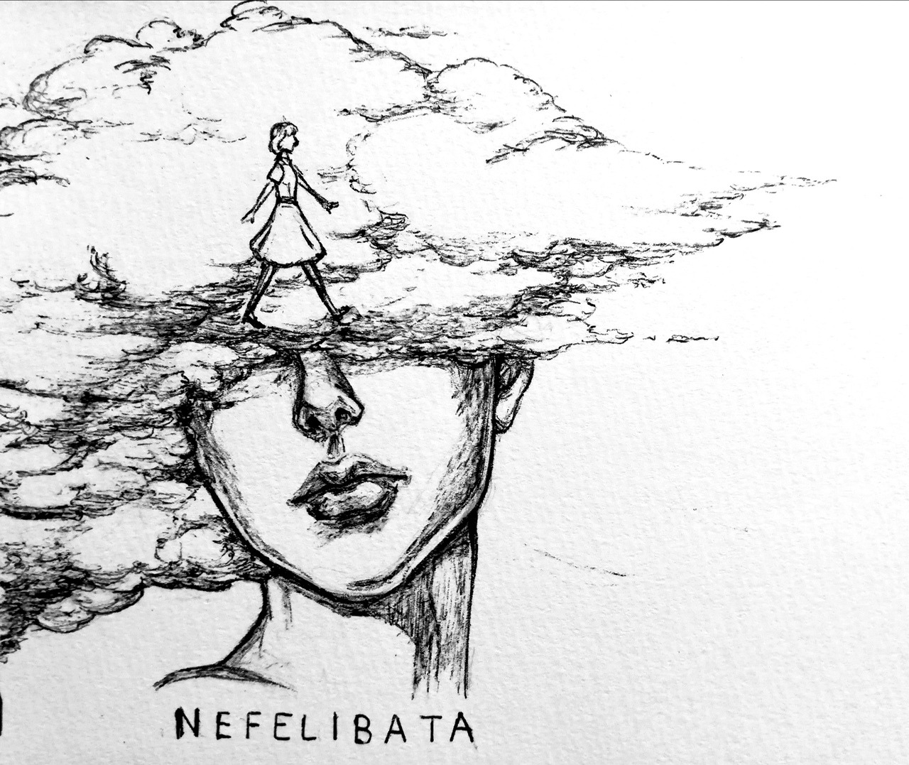 Karen Blanch Art — Nefelibata: an individual who lives in the clouds