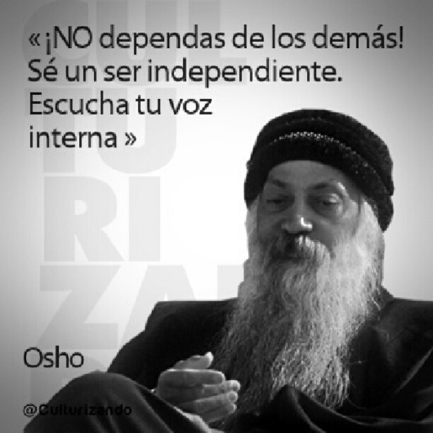 El 19 de enero de 1990: Muere #Osho, #filósofo y #místico hindú. (n. 1931) #Frases #Culturizando